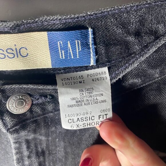GAP Vintage Classic Fit Black Jeans - Picture 3 of 4
